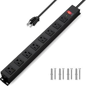 CFMASTER 8 Outlet Power Strip Surge Protector, 6ft Review