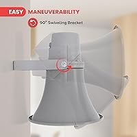 Pyle PHSP101T Indoor/Outdoor PA Horn Speaker 9.7-Inch 20W — image 3