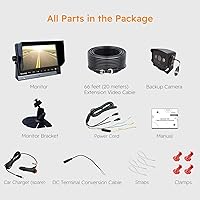 VECLESUS 7″ HD Backup Camera System — image 8