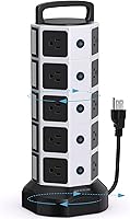 JACKYLED Power Strip Tower with 20 Outlets and 6 USB Ports — image 9
