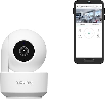 YoLink Uno 2.4G WiFi Wireless Home Security Camera