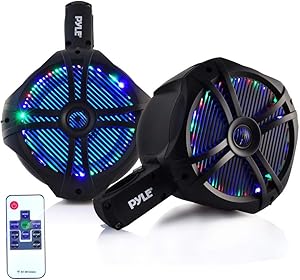 Pyle PLMRWB65LEB Marine Wakeboard Tower Speakers Review