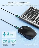 Samsers KM01 Wireless Keyboard and Mouse Combo — image 3