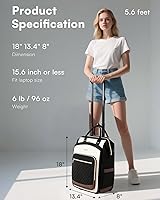 Arcoyard Rolling Backpack for Women — image 6