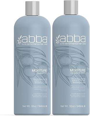 ABBA Pure Moisture Shampoo & Conditioner Duo, 32 fl oz Each