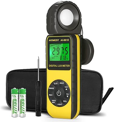 AIOMEST AI-881D Digital Lux/Foot Candle Light Meter