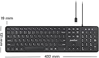 Perixx PERIBOARD-210C Wired USB-C Keyboard — image 2