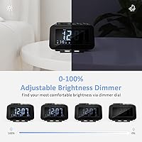 uscce Digital Dual Alarm Clock Radio — image 2