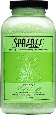 Spazazz Hot Tub & Spa Bath Salt Aromatherapy Crystals, 22oz Kiwi Pear
