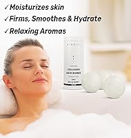 New Miuz Creamy Collagen Bubble Bath Bombs with Oatmeal Milk & Honey, 3pcs — image 2