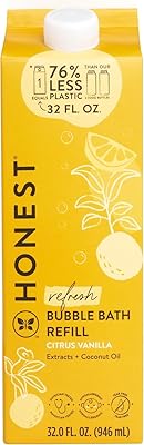 The Honest Company Foaming Bubble Bath Refill Carton 32 fl oz Citrus Vanilla
