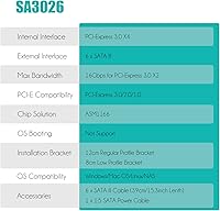 GLOTRENDS SA3026-C 6-Port PCIe X4 SATA Expansion Card — image 6