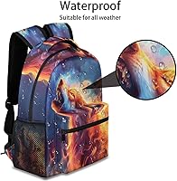 cfpolar Wolf Backpack for School — image 6