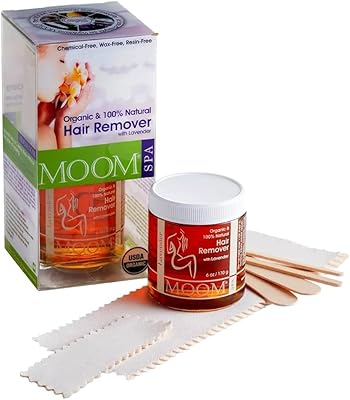 MOOM Sugar Waxing Kit with Lavender 6oz