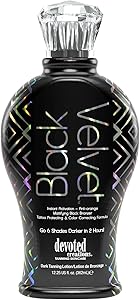 Devoted Creations Black Velvet Anti-Orange Mattifying Black Bronzer Tanning Lotion 12.25oz