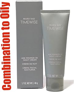 Mary Kay Timewise Age Minimize 3D Night Cream for Combination to Oily Skin 1.7oz Review