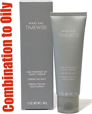 Mary Kay Timewise Age Minimize 3D Night Cream for Combination to Oily Skin 1.7oz