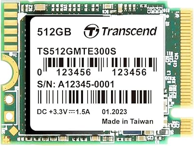 Transcend MTE300S 512GB M.2 PCIe Gen3x4 SSD