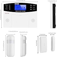 D1D9 Burglar Alarm System Wireless DIY GSM — image 3