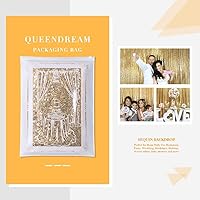 QueenDream 8ft x 8ft Gold Sequin Backdrop Curtain — image 7
