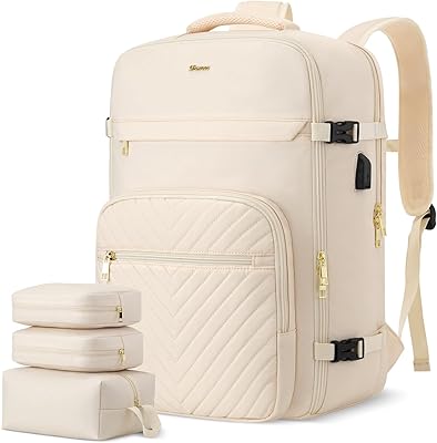 MOMUVO Travel Backpack 17.3 Inch with USB Charging Port