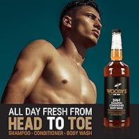 Woody's Men's Body Wash 3-in-1 – 32 fl oz — image 3