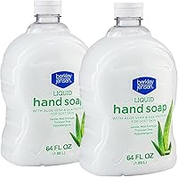 Berkley Jensen Hand Soap Refills, Aloe Vera & Silk Protein, 64oz (Pack of 2) — image 1