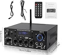 okanemoqi KS-33BT 800W Home Stereo Amplifier — image 7