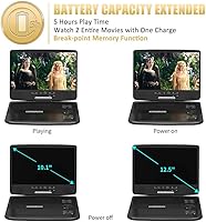 HDJUNTUNKOR 12″ Portable DVD Player — image 3