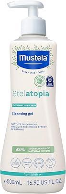 Mustela Stelatopia Eczema-Prone Skin Cleansing Gel, 6.76 fl. oz.