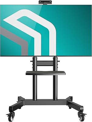 ONKRON TS1891-B Mobile TV Stand for 50-90 Inch TVs