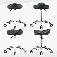 Nolasalon Saddle Stool Chair with Wheels — image 4