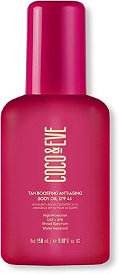 Coco & Eve Tan Boosting Anti-Aging Body Oil SPF45 5.07 Fl Oz