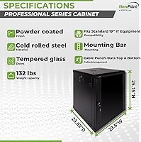 NavePoint 12U Server Rack Enclosure — image 4