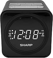 Sharp SPC729AMZ FM Clock Radio with Bluetooth Speaker — image 1