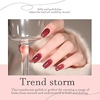 SHOYUM 24 Pcs Jelly Nude Gel Nail Polish Set — image 3