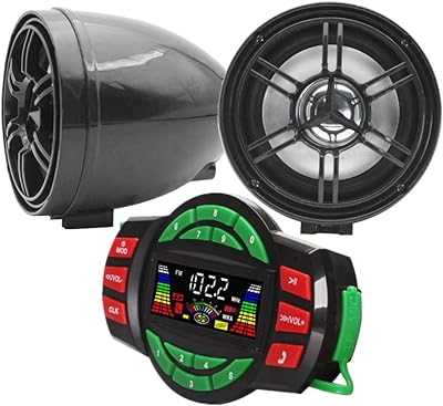 XYC UTV ATV Bluetooth Amplifier Sound System 3-Inch Waterproof Speakers