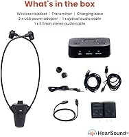 HearSound Gold Digital Wireless Headset System for TV — image 3