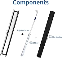 TRMESIA 60 Inch Projector Screen with Stand — image 9