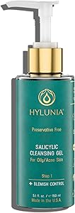 Hylunia Skincare Salicylic Facial Cleansing Gel 5.1oz Review