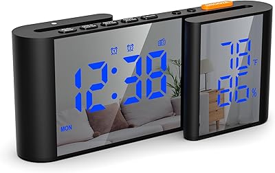 Vauno Alarm Clock Radio EN8837-A
