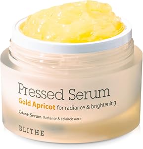 BLITHE Pressed Serum Gold Apricot Glass Skin Serum 1.68 Fl Oz Review