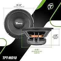 Timpano TPT-MD10 10-Inch Midbass Speaker — image 4