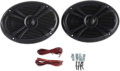 Rockville RMSTS69B 1000W 6x9 Marine Speakers