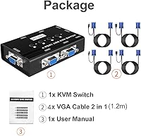 MT-VIKI 4-Port VGA KVM Switch — image 8