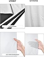 UTEBIT 6.5FTx10FT Black and White Backdrop — image 4