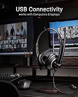 awatrue EH05-U Wired USB Headset with Noise Cancelling Microphone — image 6