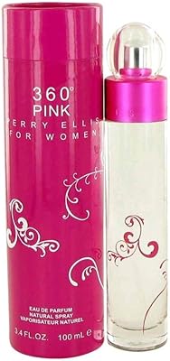 Perry Ellis 360 Pink Eau De Parfum Spray for Women, 3.4 oz