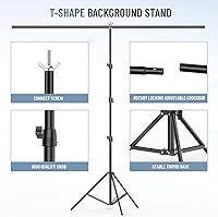 BEIYANG T Shape Backdrop Stand Kit 3.2 * 6.5 FT — image 2