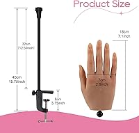 TGIRL Nail Practice Training Hand for Acrylic Nails — image 3